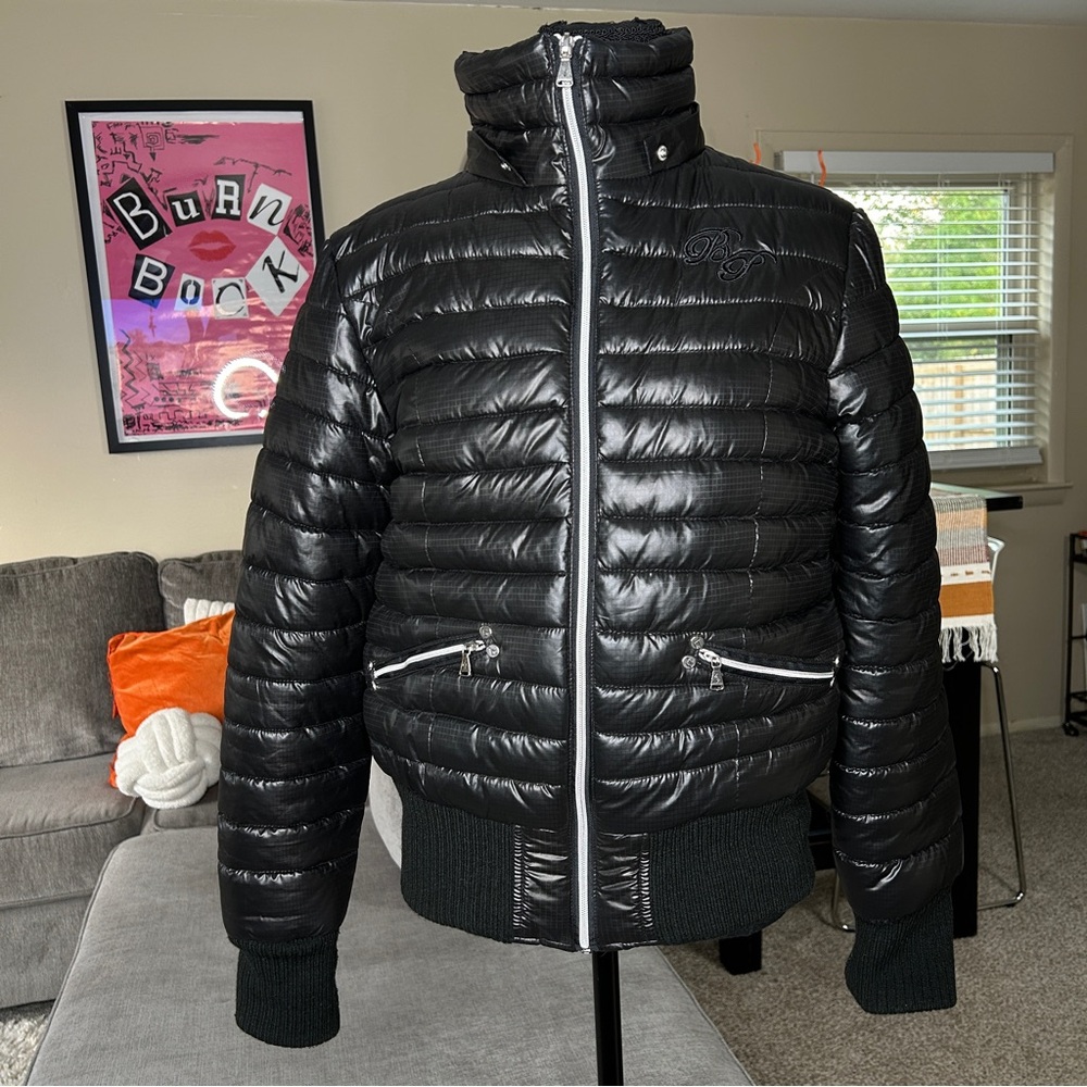 Y2K BabyPhat Black Puffer Coat